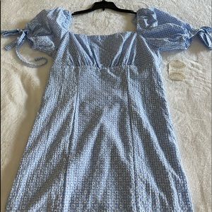 Altar’d State Blue and White mini dress